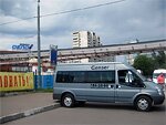 Бесплатный автобус Genser в пункт аренды автомобилей АрендаАвто-прс на ул.Добролюбова